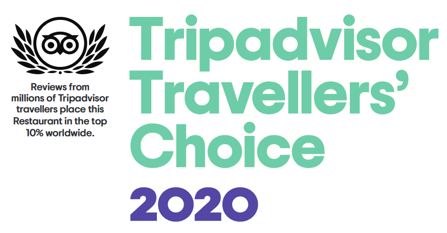 Number9 won the Tripadvisors Travellers' Choice award 2020